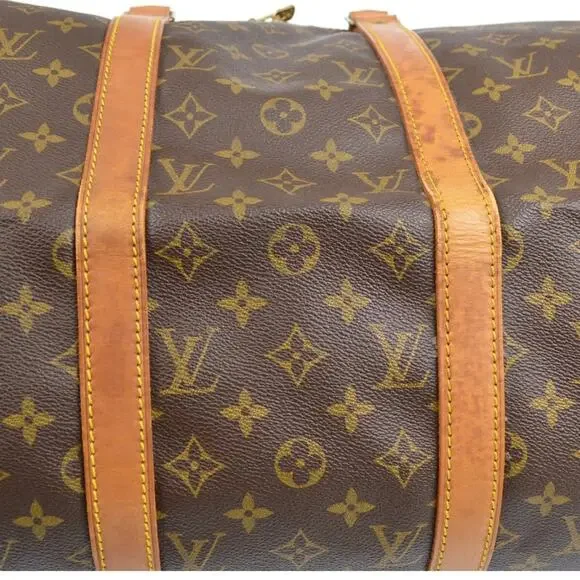 AUTHENTIC LOUIS VUITTON KEEPALL 50 TRAVEL HANDBAG MONOGRAM VI881 - Picture 4 of 6